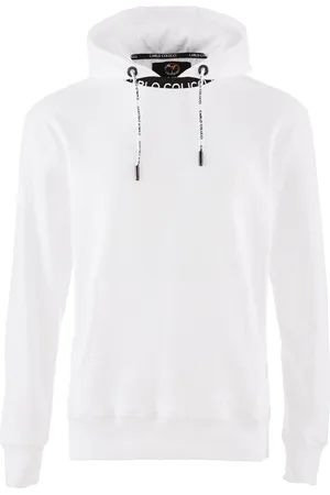Carlo Colucci Heren, Sweatshirts & Hoodies, Wit, Maat: S