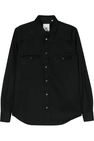 PT Torino Heren, Overhemden, Zwart, Maat: 4XL Katoen