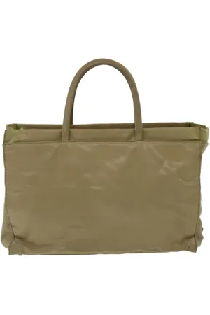 Prada Dames, Pre-owned, Groen, Maat: ONE Size Nylon
