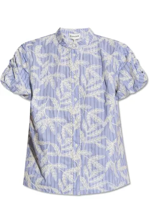 Munthe Dames, Blouses & Shirts, Blauw, Maat: XS Katoen