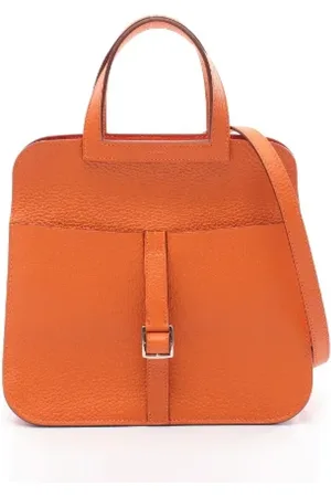 Hermès Dames, Pre-owned, Oranje, Maat: ONE Size Leer