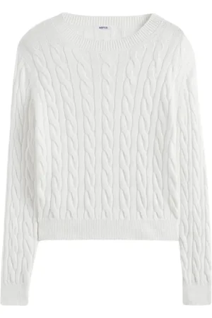 Aspesi Dames, Truien, Wit, Maat: 2XS