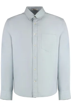 GANT Heren, Overhemden, Blauw, Maat: L Katoen