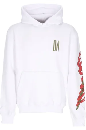 DOLLY NOIRE Heren, Sweatshirts & Hoodies, Wit, Maat: XL Katoen