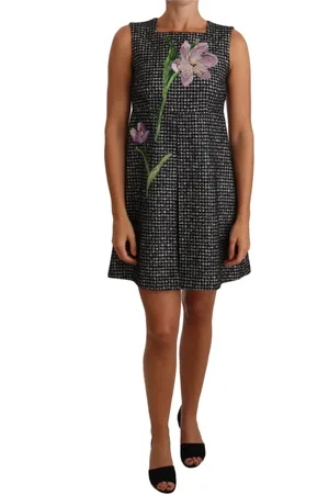 Dolce & Gabbana Dames, Jurken, Grijs, Maat: S Katoen