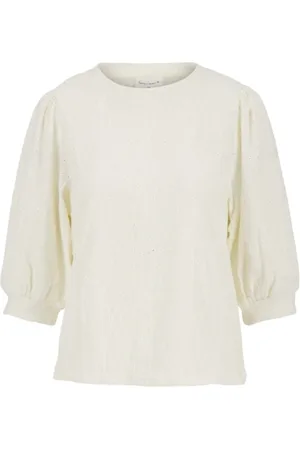 Zusss Dames, Blouses & Shirts, Wit, Maat: L
