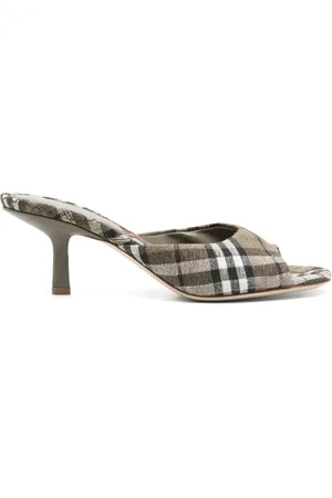 Burberry Dames, Schoenen, Groen, Maat: 36 EU Linnen