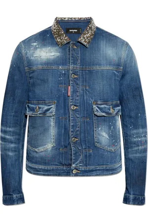 Dsquared2 Heren, Jassen, Blauw, Maat: S Denim