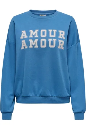 ONLY Heren, Sweatshirts & Hoodies, Blauw, Maat: S
