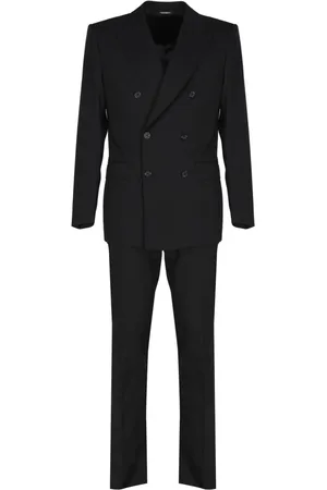 Dolce & Gabbana Heren, Pakken, Zwart, Maat: L Tweed