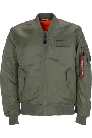 Alpha Industries Heren, Jassen, Groen, Maat: S Nylon