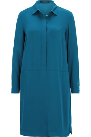 Betty Barclay Dames, Jurken, Blauw, Maat: XL Katoen