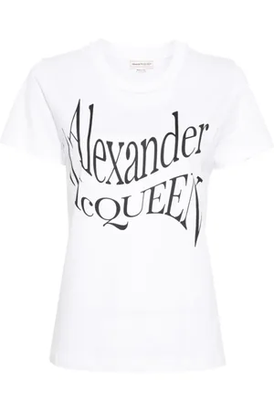 Alexander McQueen Dames, Tops, Wit, Maat: XS Katoen