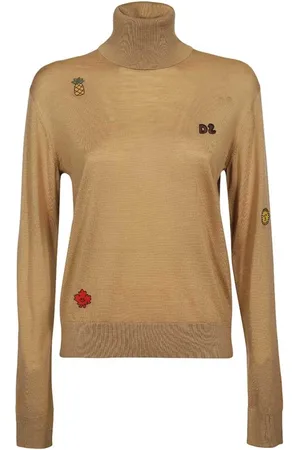 Dsquared2 Dames, Truien, Bruin, Maat: M Wol