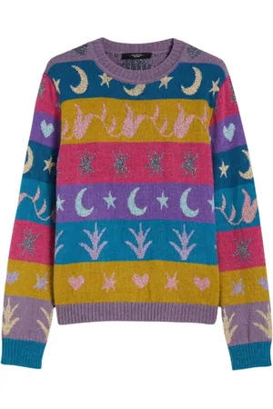 Max Mara Dames, Truien, Veelkleurig, Maat: S Wol