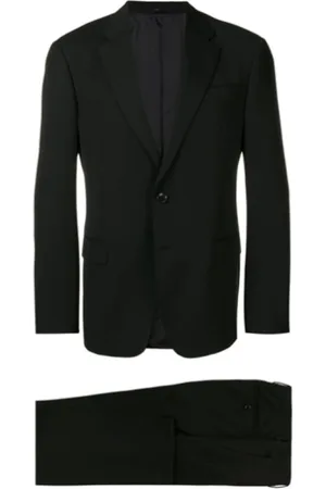 Giorgio Armani Heren, Pakken, Zwart, Maat: 4XL Wol