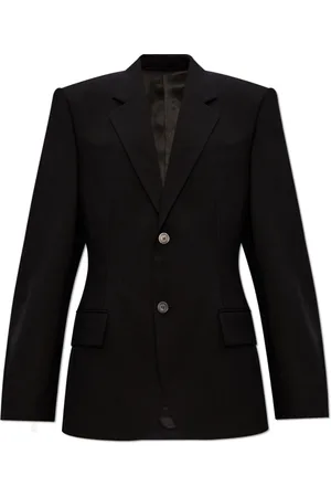 Balenciaga Dames, Jassen, Zwart, Maat: M Wol