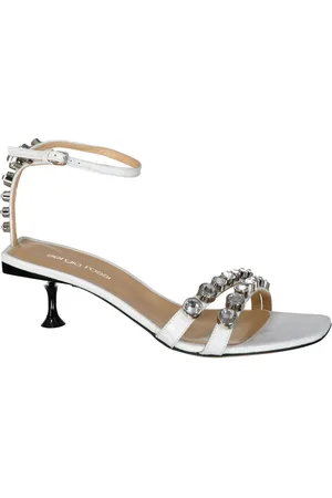 Sergio Rossi Dames, Schoenen, Wit, Maat: 37 1/2 EU Leer