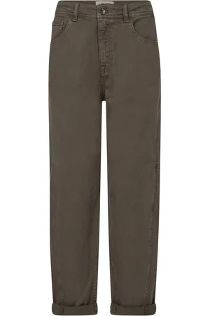 Mos Mosh Dames, Jeans, Bruin, Maat: W26 Katoen