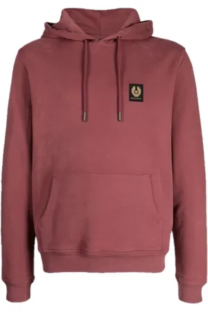Belstaff Heren, Sweatshirts & Hoodies, Rood, Maat: 2XL Katoen