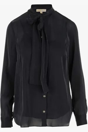Michael Kors Dames, Blouses & Shirts, Zwart, Maat: M