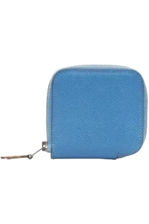 Hermès Dames, Pre-owned, Blauw, Maat: ONE Size Leer