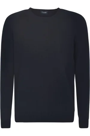 DRUMOHR Heren, Sweatshirts & Hoodies, Blauw, Maat: XL Wol