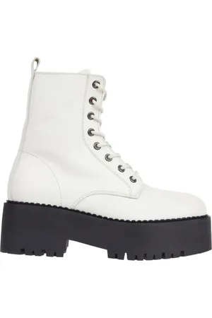 Tommy Hilfiger Dames, Schoenen, Wit, Maat: 38 EU Leer