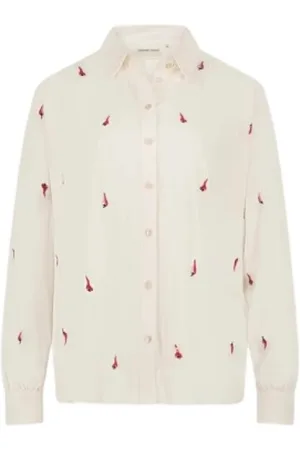 Fabienne Chapot Dames, Blouses & Shirts, Wit, Maat: S Viscose