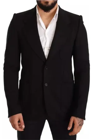 Dolce & Gabbana Heren, Jassen, Zwart, Maat: M Wol