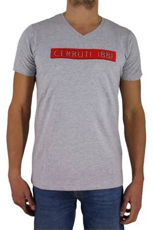 Cerruti 1881 Heren, Tops, Grijs, Maat: S Katoen