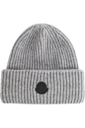 Moncler Unisex, Accessoires, Grijs, Maat: ONE Size Kasjmier