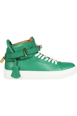 BUSCEMI Heren, Schoenen, Groen, Maat: 40 EU Leer