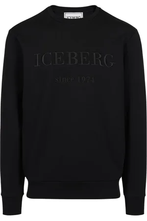 Iceberg Heren, Sweatshirts & Hoodies, Zwart, Maat: M Katoen