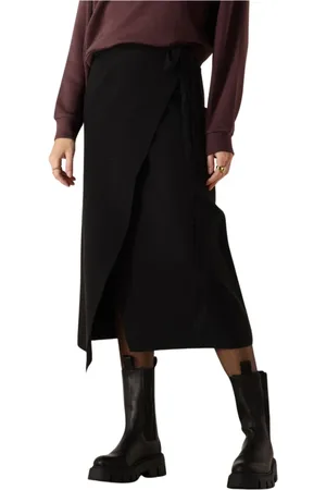 Moss Copenhagen Dames, Rokken, Zwart, Maat: S/M