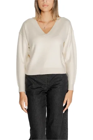 VERO MODA Dames, Truien, Wit, Maat: M Nylon