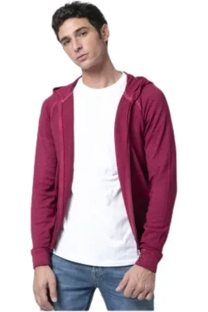 Gran Sasso Heren, Sweatshirts & Hoodies, Paars, Maat: XL Wol