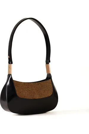Borbonese Dames, Tassen, Zwart, Maat: ONE Size Suède