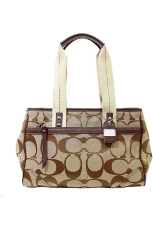 Coach Dames, Pre-owned, Bruin, Maat: ONE Size Tweed