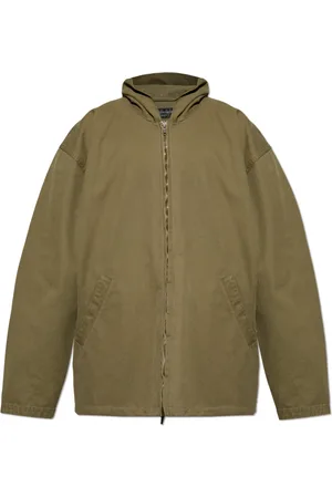 Balenciaga Heren, Jassen, Groen, Maat: M Katoen