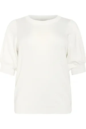 Kaffe Dames, Truien, Wit, Maat: XL Nylon