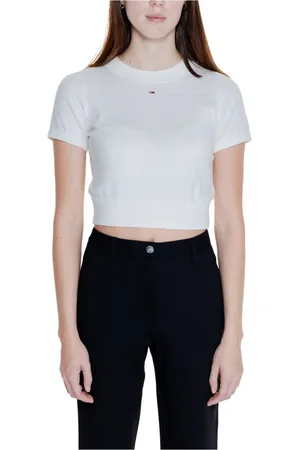 Tommy Hilfiger Dames, Truien, Wit, Maat: L Katoen