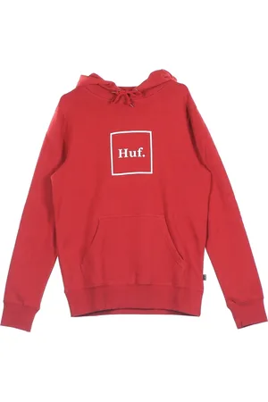 Huf Heren, Sweatshirts & Hoodies, Rood, Maat: XL Katoen