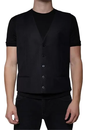 Dolce & Gabbana Heren, Pakken, Zwart, Maat: 2XL Wol