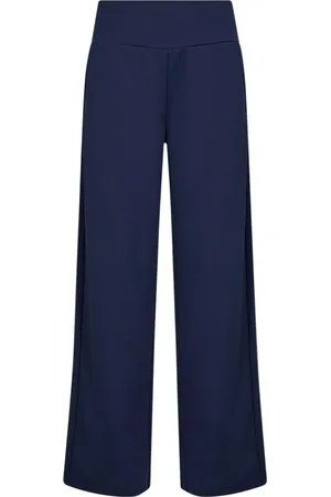 soyaconcept Dames, Broeken, Blauw, Maat: S Poliester