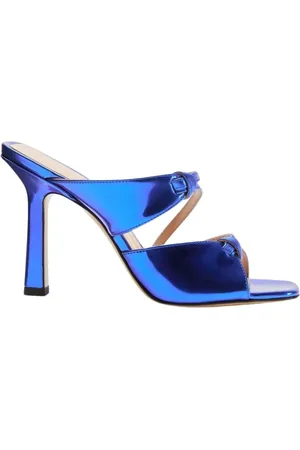 Scarosso Dames, Schoenen, Blauw, Maat: 36 EU Leer
