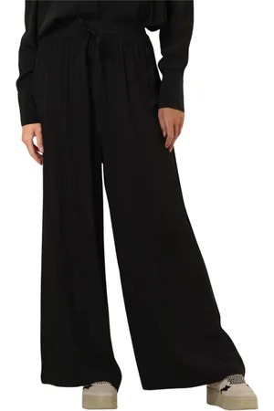 NOTRE-V Dames, Broeken, Zwart, Maat: XS