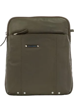 Piquadro Heren, Tassen, Groen, Maat: ONE Size Leer