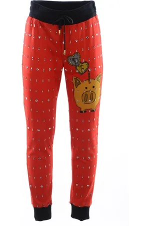 Dolce & Gabbana Heren, Broeken, Rood, Maat: XS Katoen