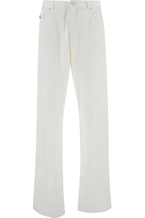 VERSACE Heren, Jeans, Wit, Maat: W32 Denim